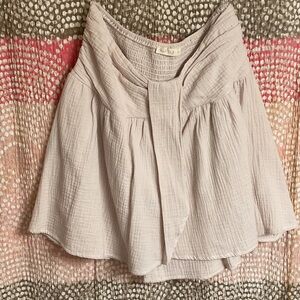 Chic Light Cream Skirt